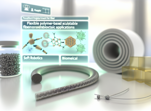 Development of a Flexible Polymer-Based Actuatable Fiber for Soft Robotics and Biomedical Applications